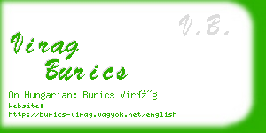 virag burics business card